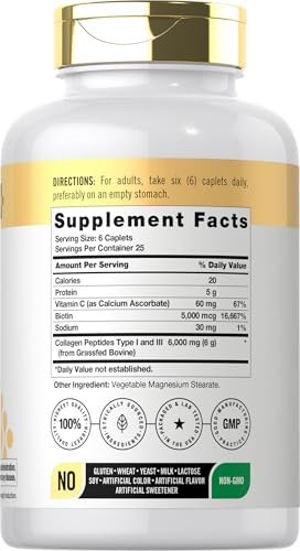 Doctor's Way Collagen Complex | 150 Kapseln | mit Vitamin C und Biotin | Nicht-GVO, glutenfrei