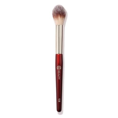 BK BEAUTY 108 Präzisions-Puder-Make-up-Pinsel – Professionell gestalteter, spitzer Pinsel für präzises Under-Eye-Setting, faltenfreies Finish und subtiles Highlighting