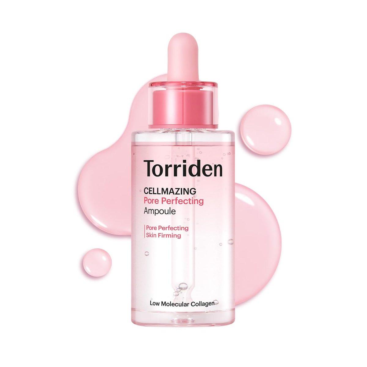 Torriden CELLMAZING Pore Perfecting Ampulle 30ml – Korean Facial Serum mit 5D Collagen, Peptid-Komplex, PHA & LHA für verbesserte Hautelastizität