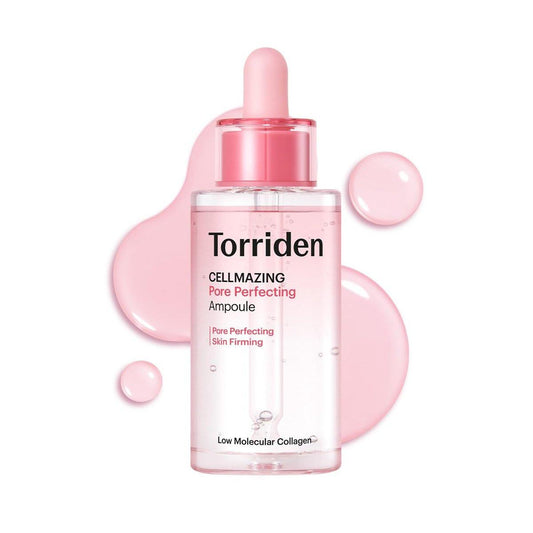 Torriden CELLMAZING Pore Perfecting Ampulle 30ml – Korean Facial Serum mit 5D Collagen, Peptid-Komplex, PHA & LHA für verbesserte Hautelastizität