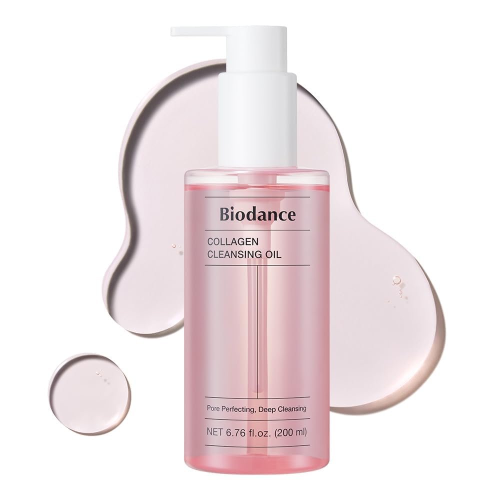BIODANCE Collagen Reinigungsöl – Sanfter Gesichtsreiniger & Make-up Entferner für empfindliche Haut, Mitesserentferner, Koreanische Hautpflege, 200 ml