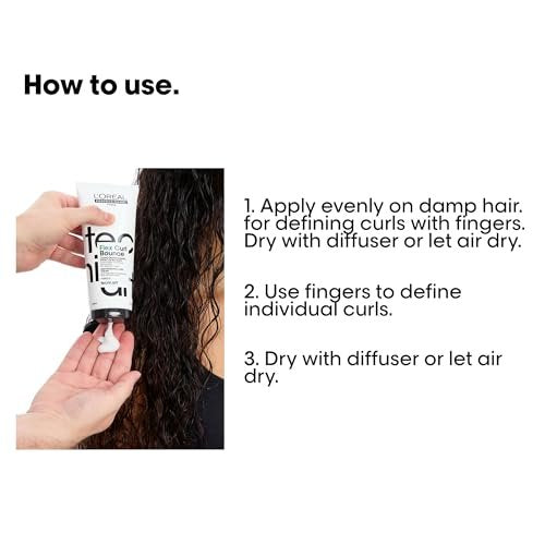 L'Oréal Professionnel Paris Flex Curl Bounce - Professionelle Styling-Creme für definierte, flexible Locken mit Anti-Humidity & Anti-Frizz Schutz