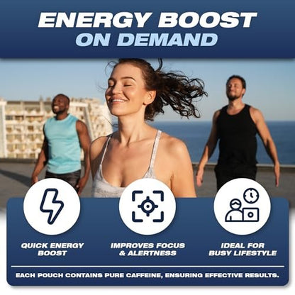 Wild 120mg Koffein-Pouches Nikotinfrei Wassermelone Traube Eis – 20 Energy Pouches – Koffein-Pouch