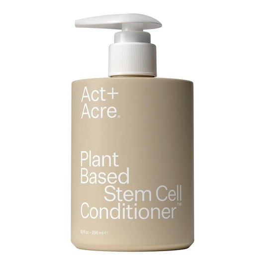 Act+Acre Stammzellen-Conditioner | Stärkt Spitzen, verleiht Glanz, hydratisiert feines Haar | Apfelstammzellen, Rizinusöl, Antioxidantien | Leicht, vegan, Cold Processed®, farbsicher | 295 ml