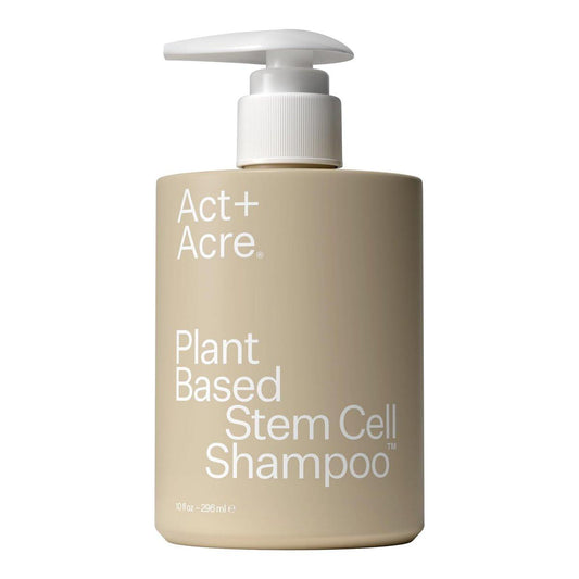 Act+Acre Stammzellen-Shampoo | Fördert Dichte, hydratisiert die Kopfhaut, entfernt Rückstände | Für volleres, dicheres Haar | Schweizer Apfelstammzellen, Koffein, Hyaluronsäure | Vegan, Cold Processed® | 295 ml