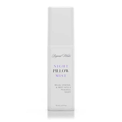Kissenspray – Lavendel Kamille Schlafspray mit ätherischen Ölen – Entspannender Aromatherapie-Nebel für Kissen, Bettwäsche und Textilien – Nachtkissennebel – 75 ml (2,5 fl oz) von Beyond Wicks