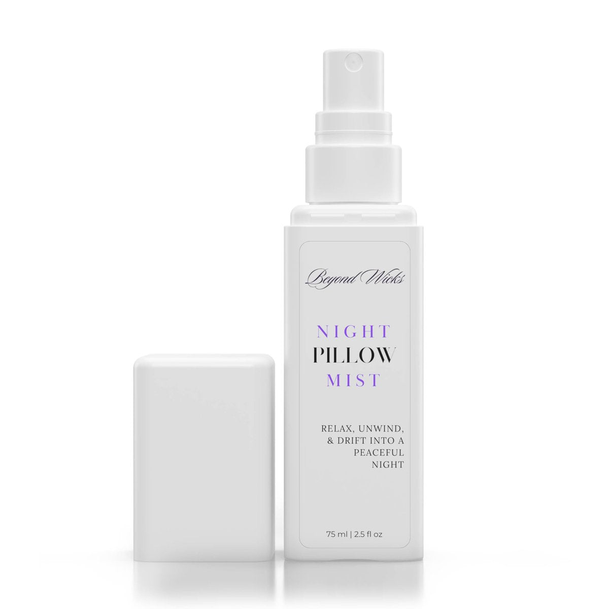 Kissenspray – Lavendel Kamille Schlafspray mit ätherischen Ölen – Entspannender Aromatherapie-Nebel für Kissen, Bettwäsche und Textilien – Nachtkissennebel – 75 ml (2,5 fl oz) von Beyond Wicks