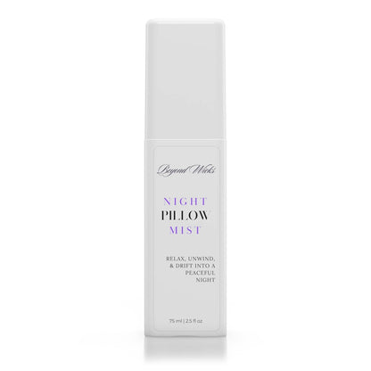 Kissenspray – Lavendel Kamille Schlafspray mit ätherischen Ölen – Entspannender Aromatherapie-Nebel für Kissen, Bettwäsche und Textilien – Nachtkissennebel – 75 ml (2,5 fl oz) von Beyond Wicks