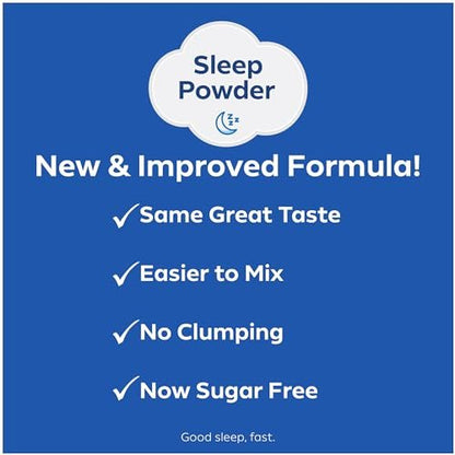 Dream Water Sleep Pulver – Zuckerfrei, Glutenfrei, Natürliche Aromen; Mischung aus 3 Inhaltsstoffen, GABA, 5mg Melatonin, 5-HTP; Snoozeberry-Geschmack, 10er-Pack