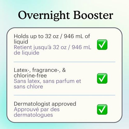 Because Overnight Booster Pads – Zusätzliche Saugfähigkeit für alle Inkontinenzslips, 22 Stück