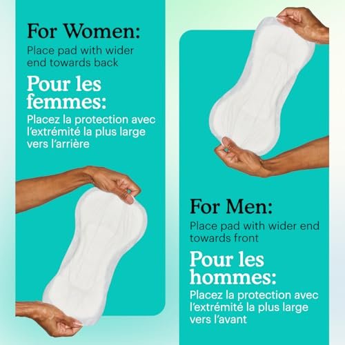 Because Overnight Booster Pads – Zusätzliche Saugfähigkeit für alle Inkontinenzslips, 22 Stück