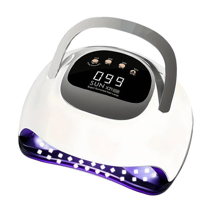 UV-LED-Nagellampe mit 72 Perlen, 320W Nagel-Trocknungslampe für Gel-Nagellack mit automatischem Sensor/4 Timer-Einstellungen, LED-Nageltrockner, professionelles Nagelkunst-Trocknungswerkzeug für Fingernägel und Zehennägel