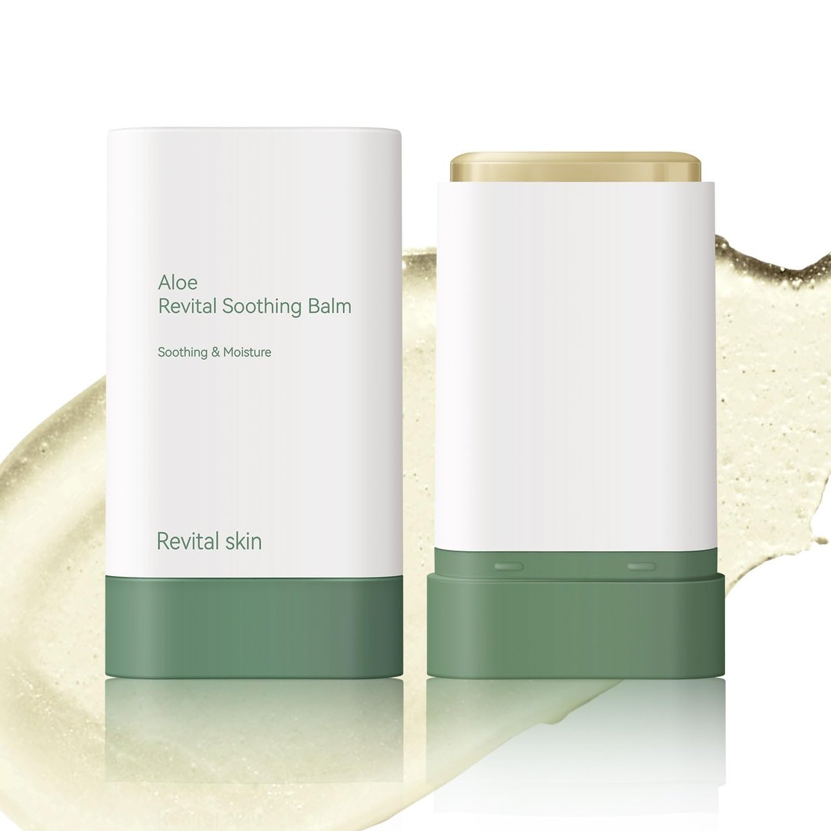 Grospe Organic Aloe Vera Gel Stick für Gesicht & Körper – reines Aloe Gel zur Hydratisierung, Beruhigung trockener Haut, Anti-Falten, Aknenarben, beruhigende Pflege nach dem Sonnenbad