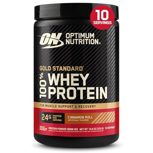 Optimum Nutrition Gold Standard 100% Whey Proteinpulver, Zimtschnecke, 0,68 kg (1er-Pack)