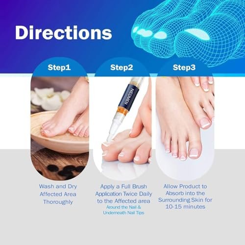 NEOMEN Nagelpilz Stift – Behandlung für Zehen- und Fingernägel, tägliche Nagelpflege, 4er-Pack