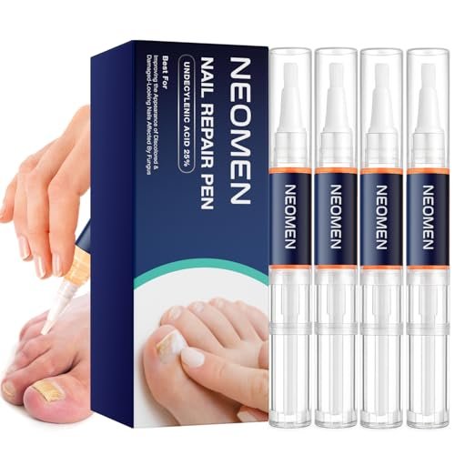 NEOMEN Nagelpilz Stift – Behandlung für Zehen- und Fingernägel, tägliche Nagelpflege, 4er-Pack