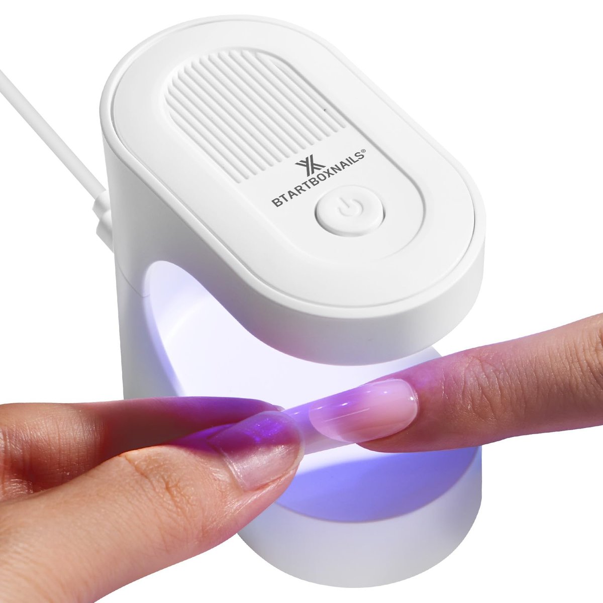 BTArtboxnails Handy Mini Nagellampe - Schnellhärtende UV-LED Nagellampe für Gel-Nägel, 6W Nail Light mit 2 Timer für alle Gelpolituren