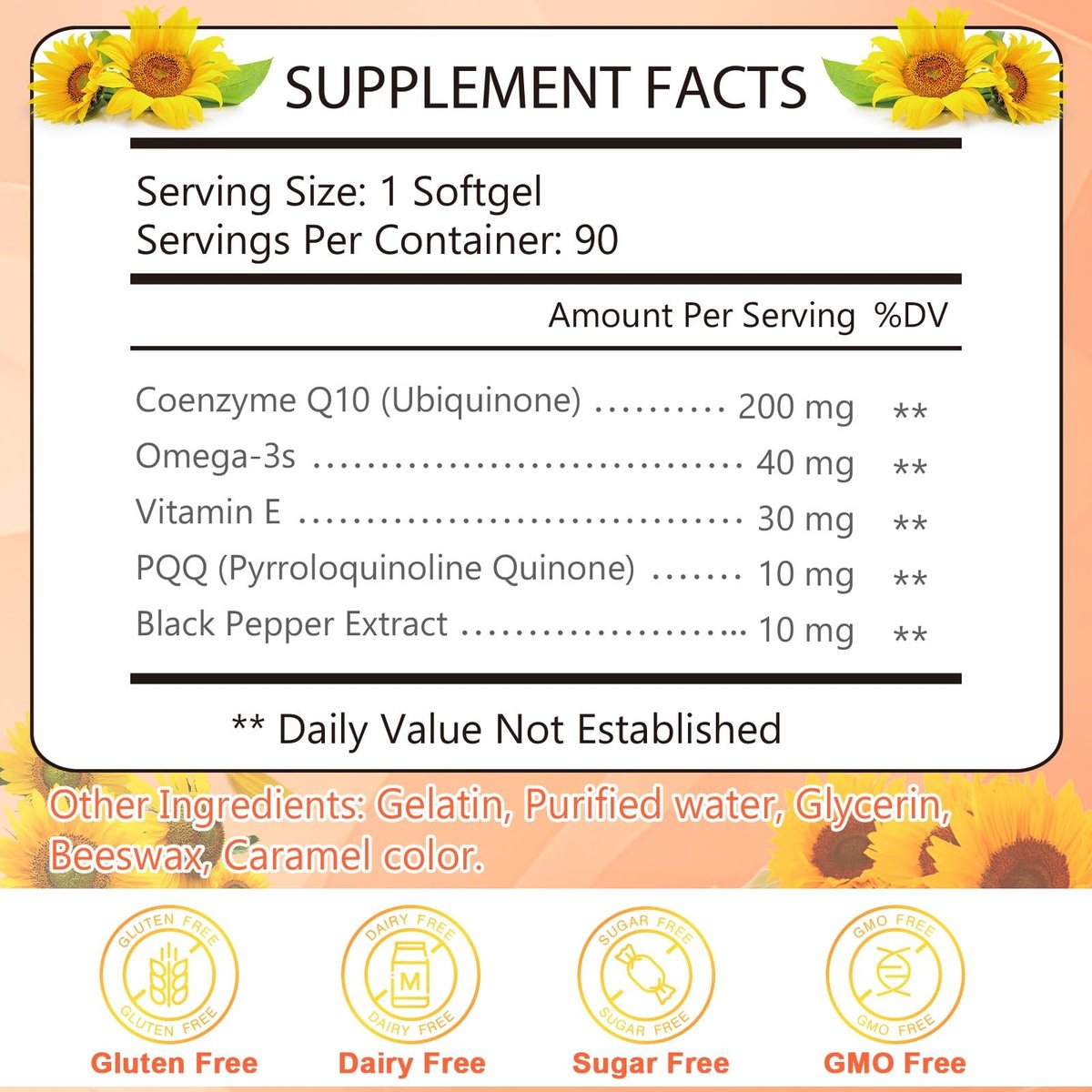 KFG CoQ10 200mg Weichkapseln – Coenzym Q10 für Herzgesundheit, Immunsystem & Zellenergie, glutenfrei