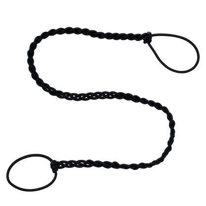 Rip Tie Extra Hold Weiches Haarband für Frauen – Nylon Haargummi, farbiges Haaraccessoire – Wie bei Shark Tank gesehen – 1 Stück Midnight