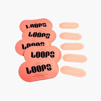 LOOPS Weekly Reset Hydrogel Korean Lip Mask – Super Hydrierende Maske für feuchtigkeitsspendende Lippen – Verjüngt und reduziert Anzeichen von Schwellungen – Lippenplumping-Maske – Kühlende und erfrischende Kollagen-Lippenmaske – 5 Stück