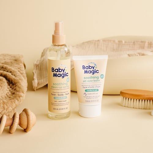 Baby Magic Beruhigender Reinigungsspray, Vanille & Hafer, Hypoallergen, 237 ml