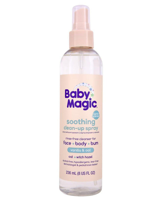 Baby Magic Beruhigender Reinigungsspray, Vanille & Hafer, Hypoallergen, 237 ml
