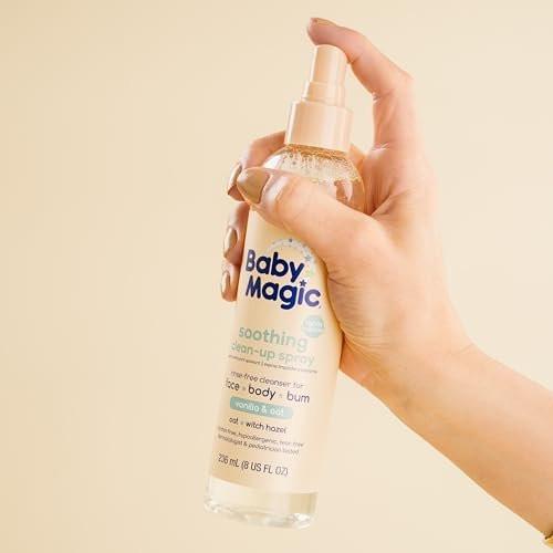 Baby Magic Beruhigender Reinigungsspray, Vanille & Hafer, Hypoallergen, 237 ml