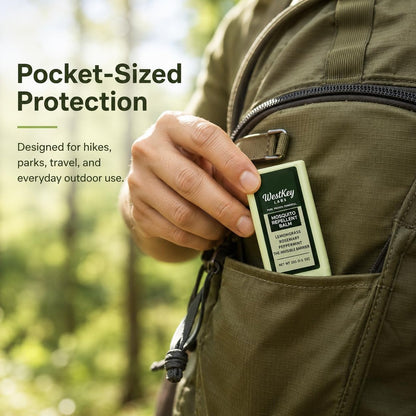 WestKey Labs Mückenstift – 3er-Pack (je 14 g) – DEET-freier, pflanzlicher Insektenschutz für Kinder & Erwachsene – Natürlicher Schutz, Reisefreundlich, Sicher für den Außenbereich