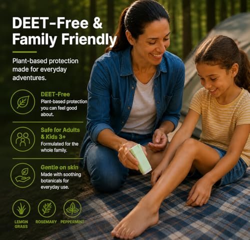 WestKey Labs Mückenstift – 3er-Pack (je 14 g) – DEET-freier, pflanzlicher Insektenschutz für Kinder & Erwachsene – Natürlicher Schutz, Reisefreundlich, Sicher für den Außenbereich