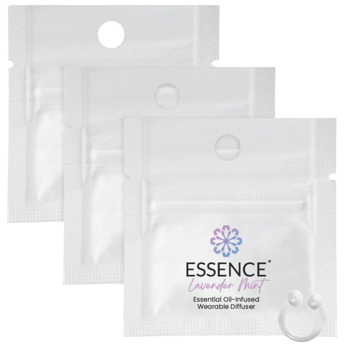 HONÉ Essence Aromatherapie Nasal-Diffuser – Lavendel-Minze Ätherisches Öl Nasenring Silikoninhalator für Stress- & Stimmungsunterstützung – Hergestellt in den USA & Reisefreundlich (3er-Pack)