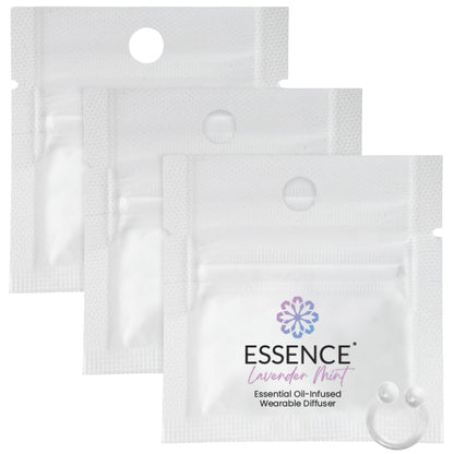 HONÉ Essence Aromatherapie Nasal-Diffuser – Lavendel-Minze Ätherisches Öl Nasenring Silikoninhalator für Stress- & Stimmungsunterstützung – Hergestellt in den USA & Reisefreundlich (3er-Pack)