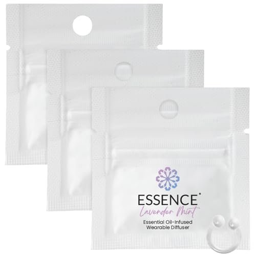 HONÉ Essence Aromatherapie Nasal-Diffuser – Lavendel-Minze Ätherisches Öl Nasenring Silikoninhalator für Stress- & Stimmungsunterstützung – Hergestellt in den USA & Reisefreundlich (3er-Pack)