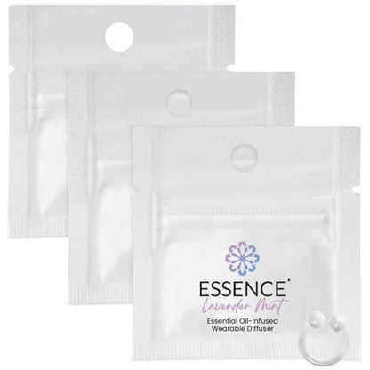HONÉ Essence Aromatherapie Nasal-Diffuser – Lavendel-Minze Ätherisches Öl Nasenring Silikoninhalator für Stress- & Stimmungsunterstützung – Hergestellt in den USA & Reisefreundlich (3er-Pack)