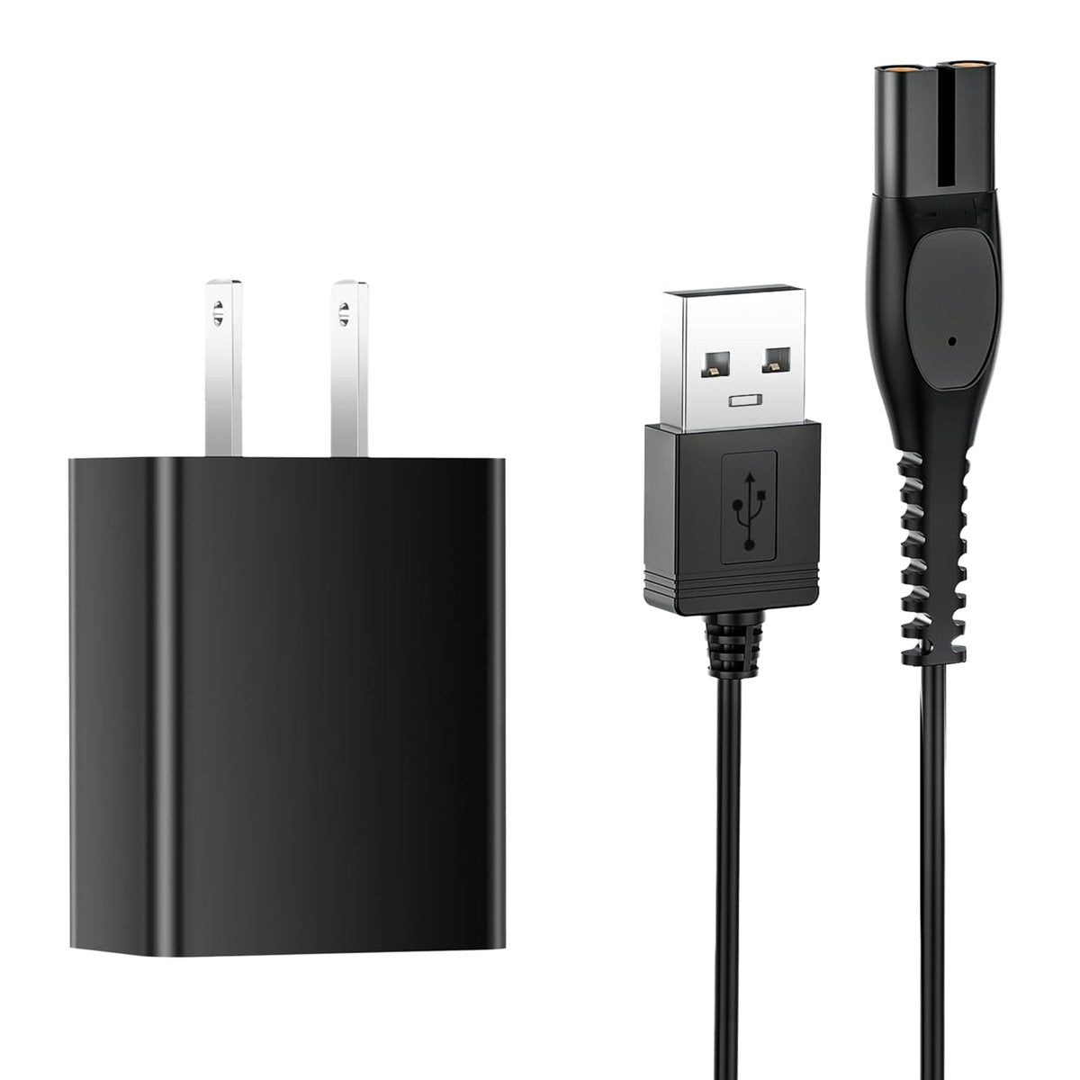 5V USB-Ladekabel kompatibel mit Philips Norelco Rasierer 2400 3900 MG3919, Serie 2000 5000 7000 3000, Ersatz-Ladegerät
