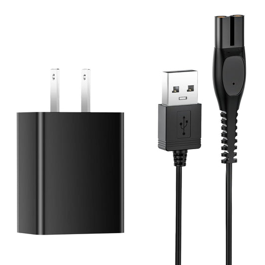 5V USB-Ladekabel kompatibel mit Philips Norelco Rasierer 2400 3900 MG3919, Serie 2000 5000 7000 3000, Ersatz-Ladegerät