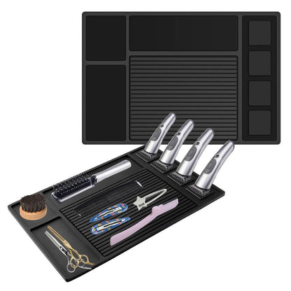 Adevar Magnetische Barber Matte für Haarschneidemaschinen, Friseur-Station-Organizer für Beauty-Tools, professionelle Anti-Rutsch-Matte