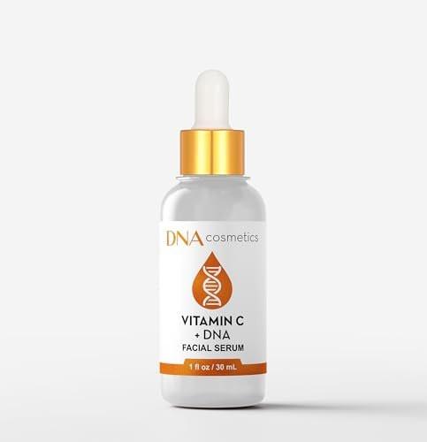 DNA Cosmetics Vitamin C Gesichtsserum mit PDRN DNA-Reparatur-Technologie – Vitamin E, Hyaluronsäure, Ferulasäure – Fördert Kollagen, Anti-Aging, hellt die Haut auf, feine Linien – 30 ml