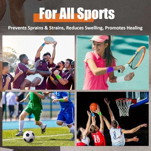 Upgraded 9er-Pack Selbstklebende Bandage – 2 Zoll × 5 Yards Elastische Kohäsionsbandage, Selbsthaftender Verband, Sportwickel, Selbstklebendes Handgelenkband (Beige)