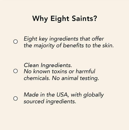 Eight Saints Firm Intentions Anti-Aging Halscreme – Strafft die Haut und reduziert Falten mit Protein-Peptiden, Hyaluronsäure und Niacinamid, 59 ml