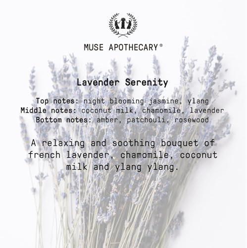 Muse Apothecary Linen Ritual – Aromatischer, beruhigender und entspannender Wäscheduft, Raum- und Textilspray mit ätherischen Ölen – 118 ml, Amber Cashmere
