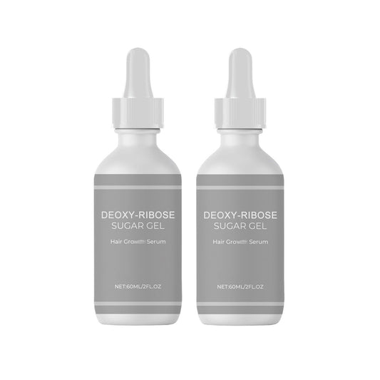 Deoxyribose Sugar Gel Haarwachstum – Deoxy Ribose Zucker für Haarstärkung, geeignet für Männer und Frauen, 2er-Pack
