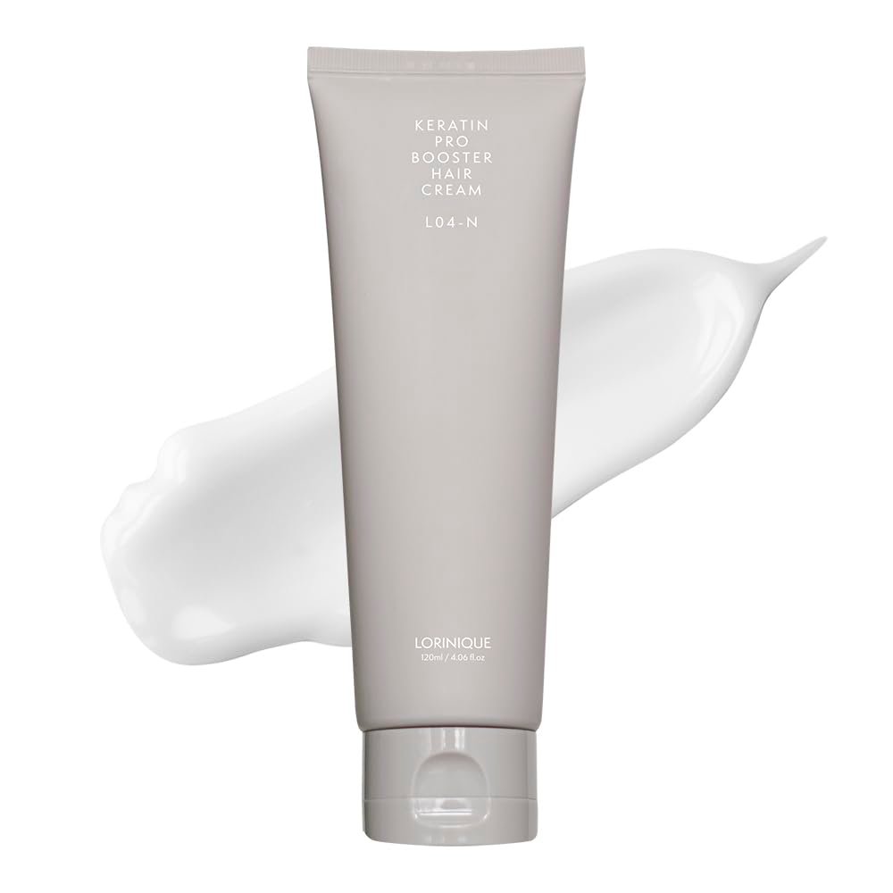 LORINIQUE Korean Keratin Leave-In Conditioner 4,06 fl oz – Tiefenpflege mit Hitzeschutz & koreanischem Kamelienöl