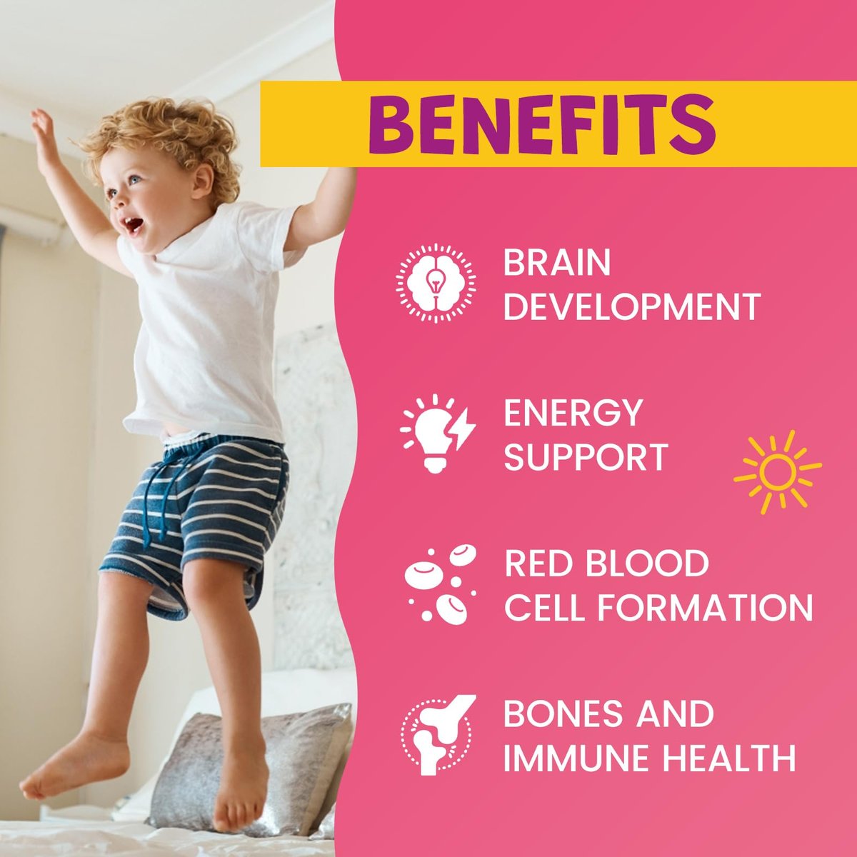 Flüssiges Eisenpräparat für Kinder, Frauen & Männer – mit Calcium, Zink, Multivitamin-Tropfen – Immununterstützung, Blutbildner & Energieunterstützung bei Eisenmangel, Anämie, vegan 2 Fl Oz
