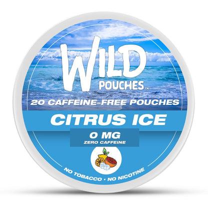 Wild 0mg Nikotinfreie Beutel ohne Koffein Citrus Ice – 20 koffeinfreie Beutel