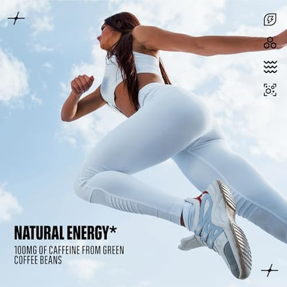 Cellucor C4 Energy + Aminos Pulver – 5g BCAAs & EAAs für Muskelregeneration, 3 Elektrolyte für Hydration, 100mg natürliches Koffein, Pre-Workout, Zuckerfrei, 30 Portionen, Wassermelone