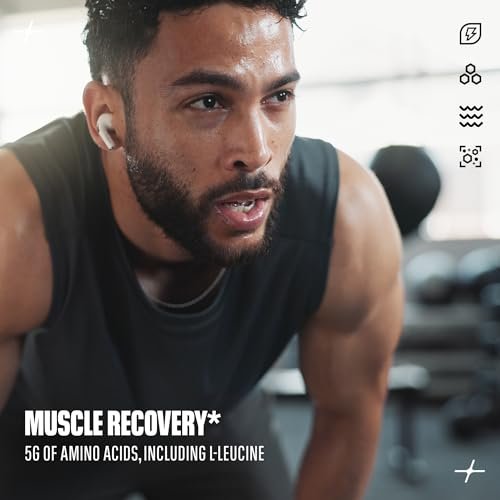 C4 Energy + Aminos Pulver, 5g BCAAs & EAAs für die Muskelregeneration, 3 Elektrolyte für die Hydration, 100 mg natürliches Koffein, Pre-Workout, Zuckerfrei, 30 Portionen, Fruchtpunsch