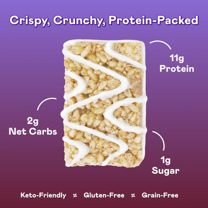 Magic Spoon Treats – 8 Proteinriegel, Salted Caramel – Zuckerfreier, glutenfreier Snack für Erwachsene – Low Carb & Keto-freundlich