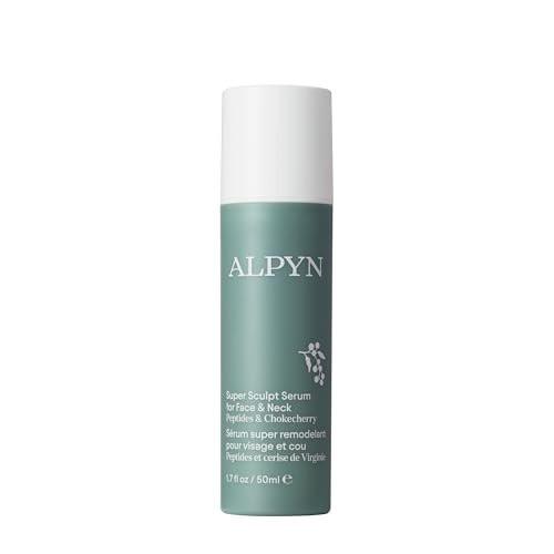 ALPYN Super Sculpt Serum Peptide Firming & Lifting Serum für Gesicht, Hals & Dekolleté mit Tri-Peptide Firming Complex, 1,7 oz