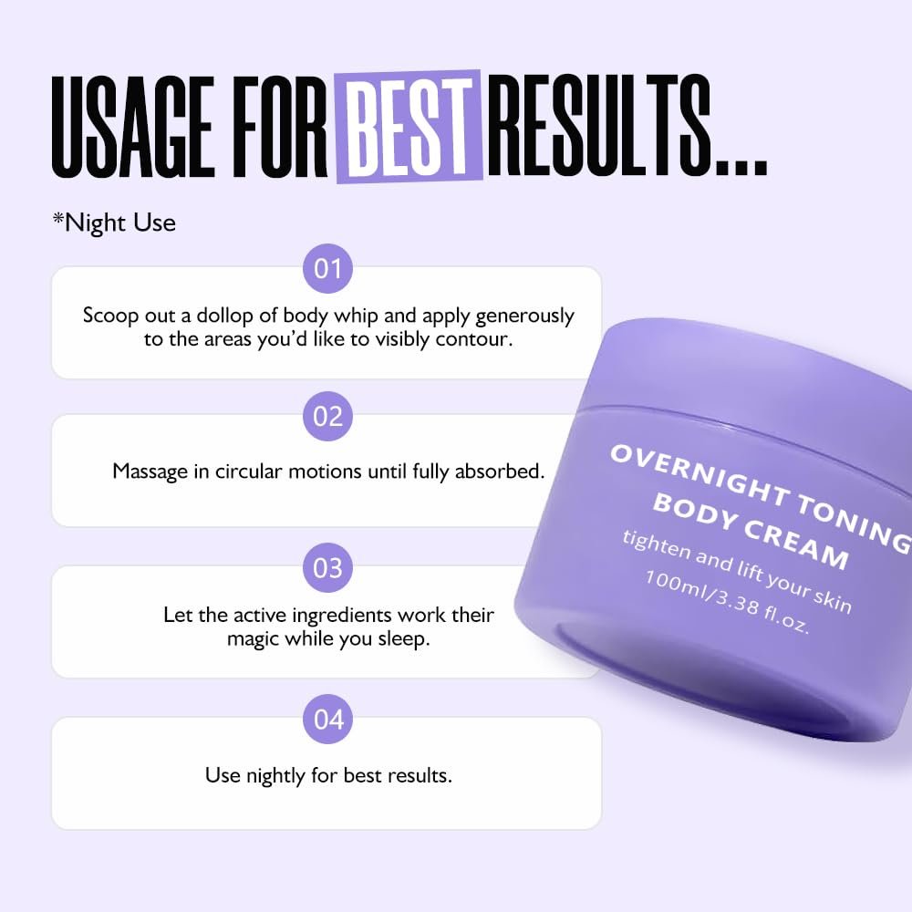 Sea-Maid Overnight Toning Body Firming Cream – Anti-Falten Feuchtigkeitscreme für straffe und glatte Haut (100 ml)