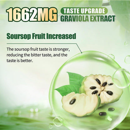 Soursop Bitters Flüssigkeit mit Schwarzkümmel, Kurkuma & Moringa – 15-in-1 Kräutermischung für Immunsystem, Verdauung, Antioxidantien & Hautgesundheit (240 ml)